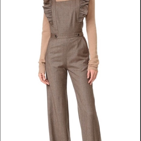 Ulla Johnson Ruffled Checked Jumpsuit - Picture 3 of 15